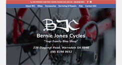 Desktop Screenshot of berniejonescycles.com.au